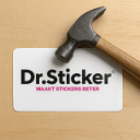 Slagvaste sticker