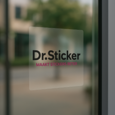 Glasheldere stickers