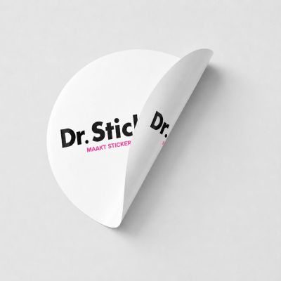 Dubbelzijdige premium sticker