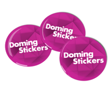 Doming stickers