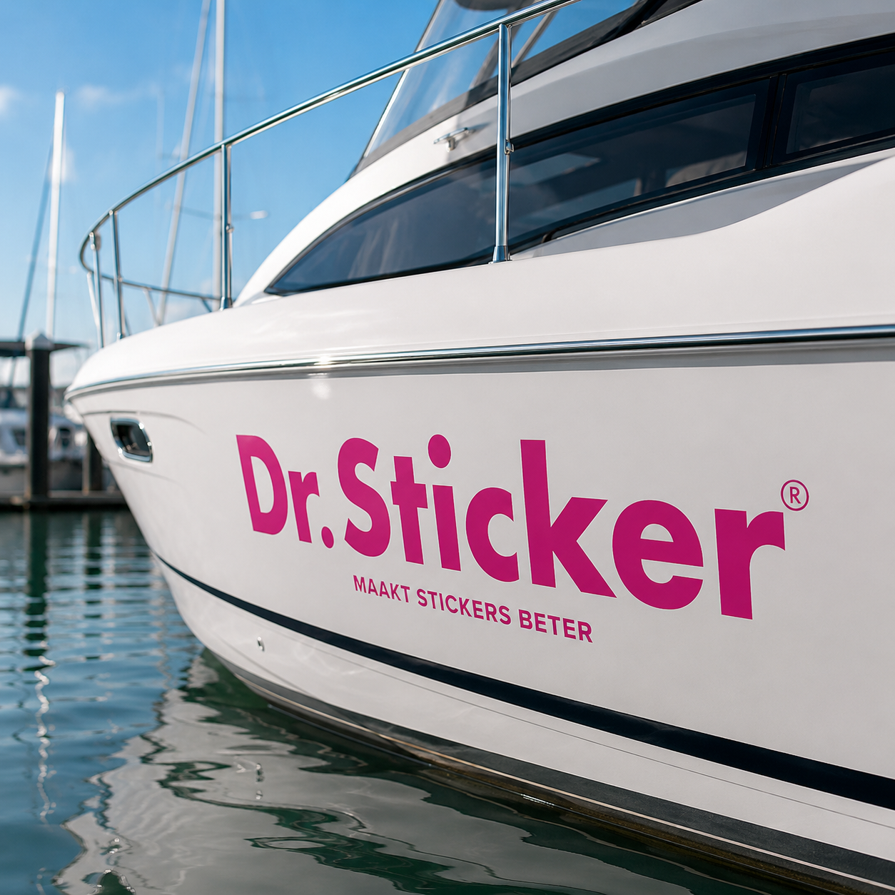 Sticker for outdoor use