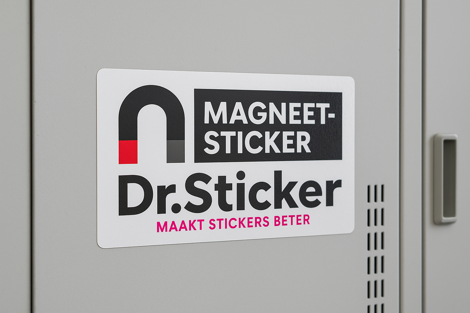 Magneet sticker voorbeeld 1