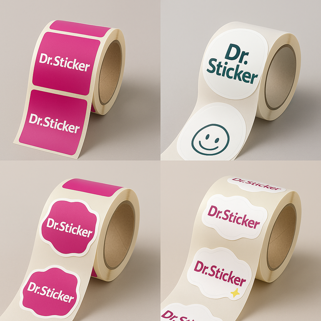Zakelijke stickeroplossing
