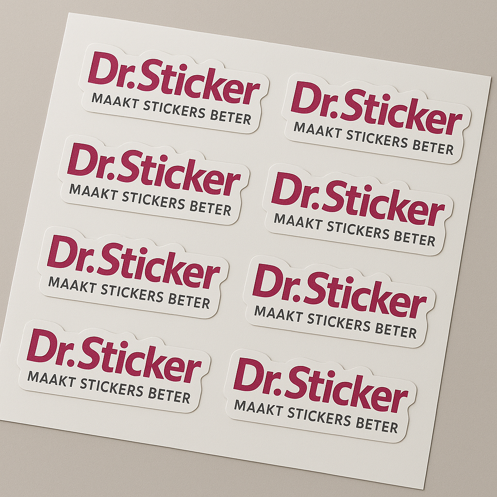 Professionele stickerafwerking
