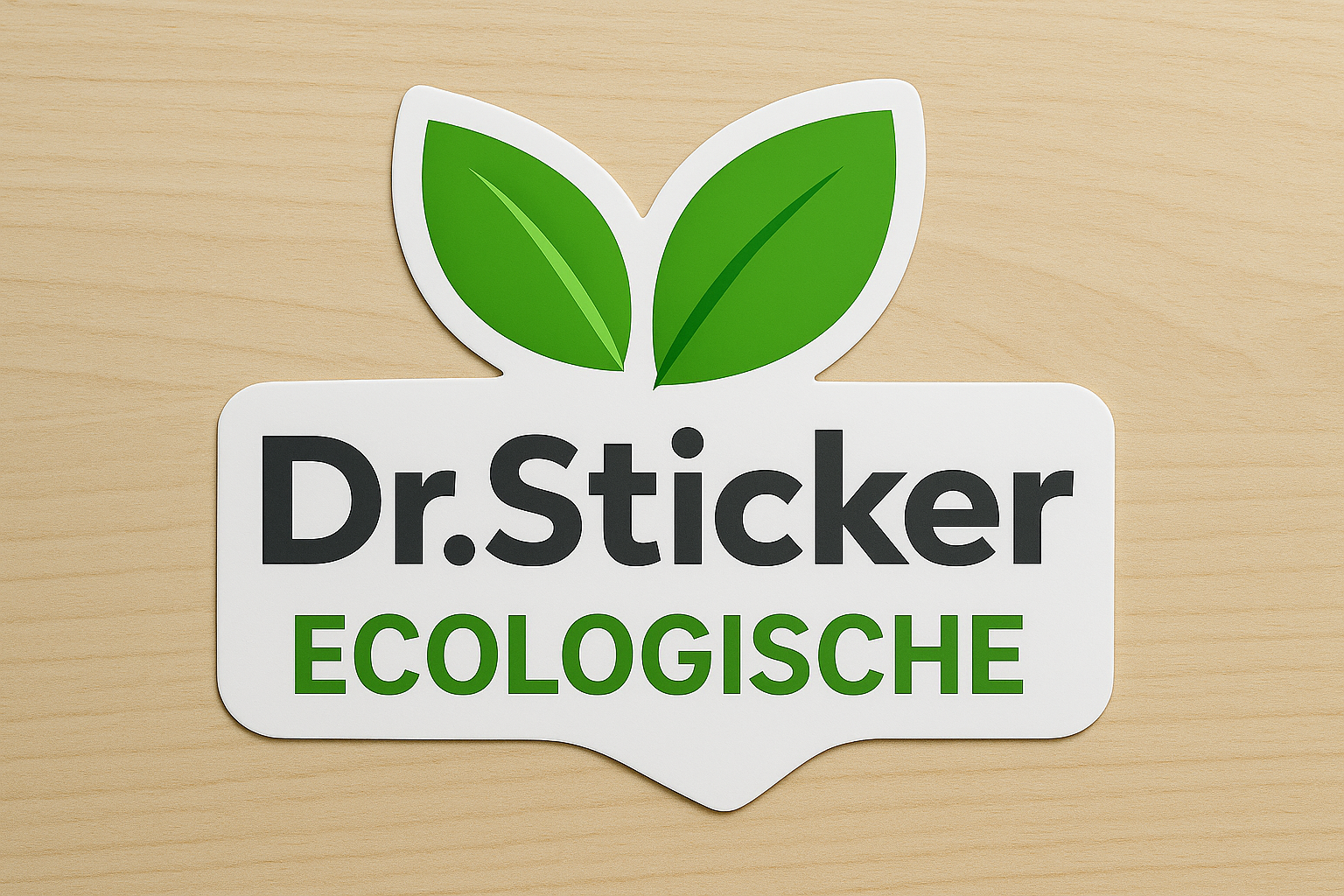 Ecologische stickers voorbeeld 1