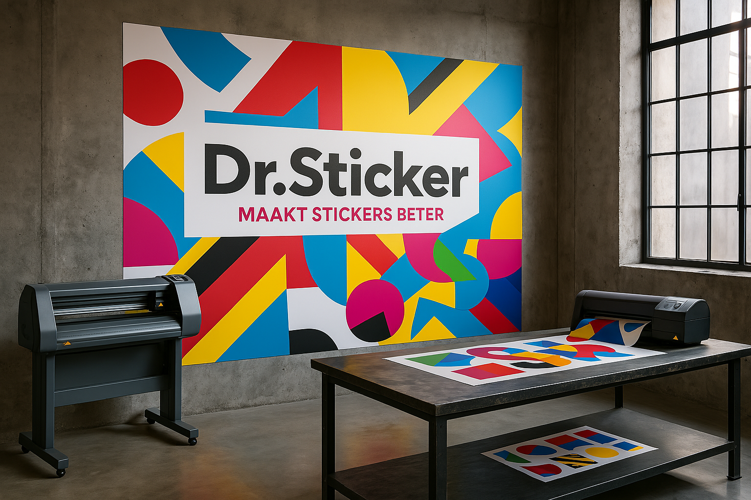 Grote stickers voorbeeld 2