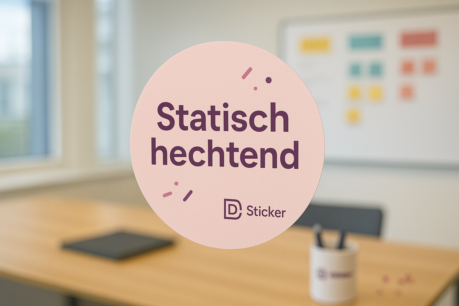 Statische stickers voorbeeld 3