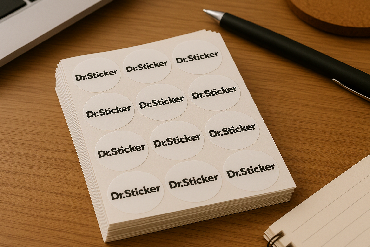 Stickers op rol voorbeeld 1