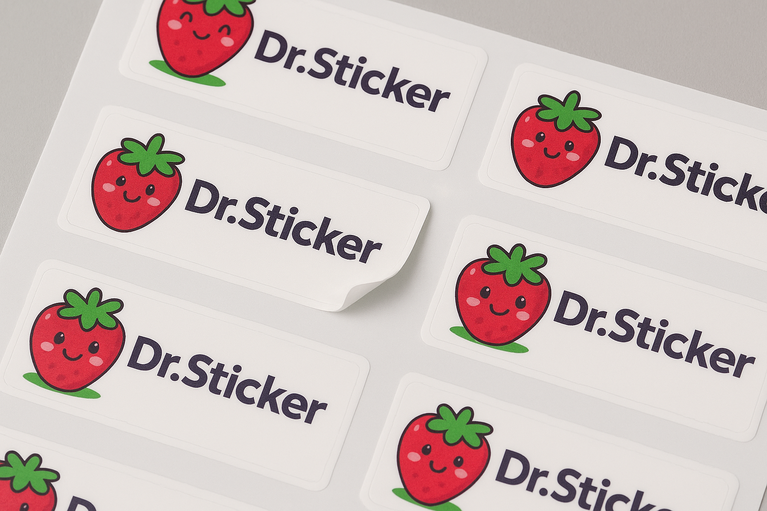 Stickers op rol voorbeeld 2