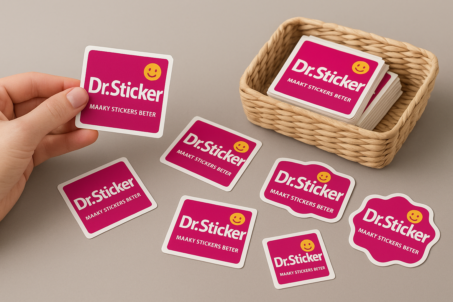 Uitdeelstickers voorbeeld 3