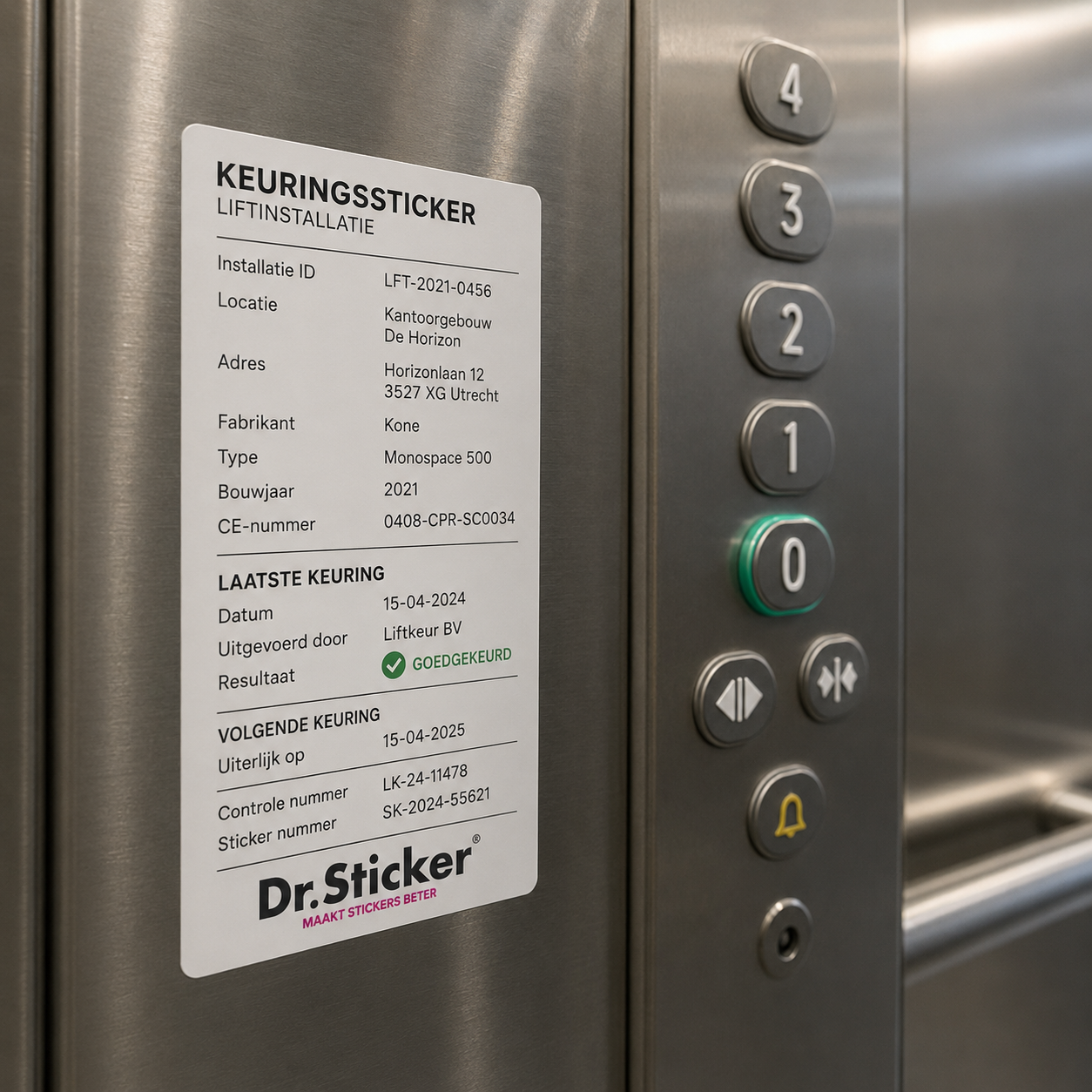 Business sticker solution