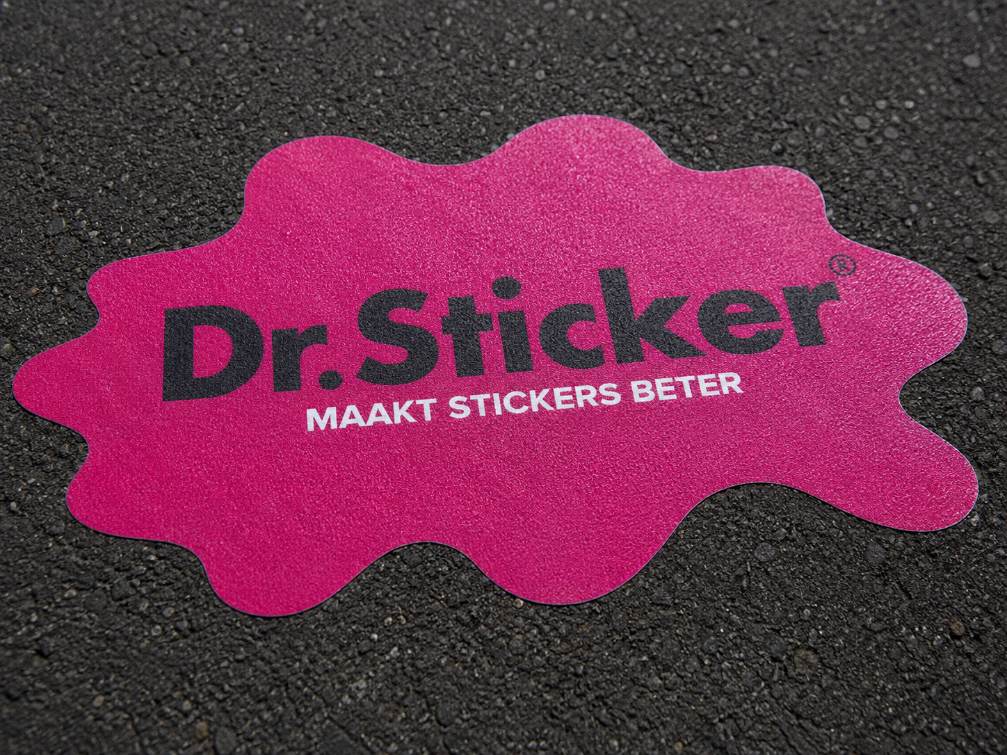 Outdoor floor sticker example
