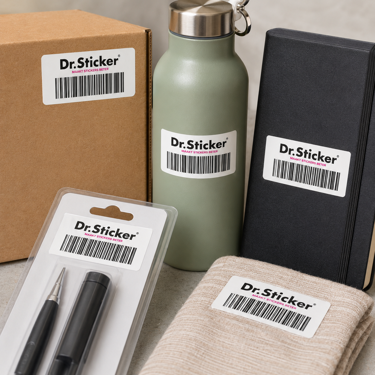 Barcodestickers voorbeeld 2