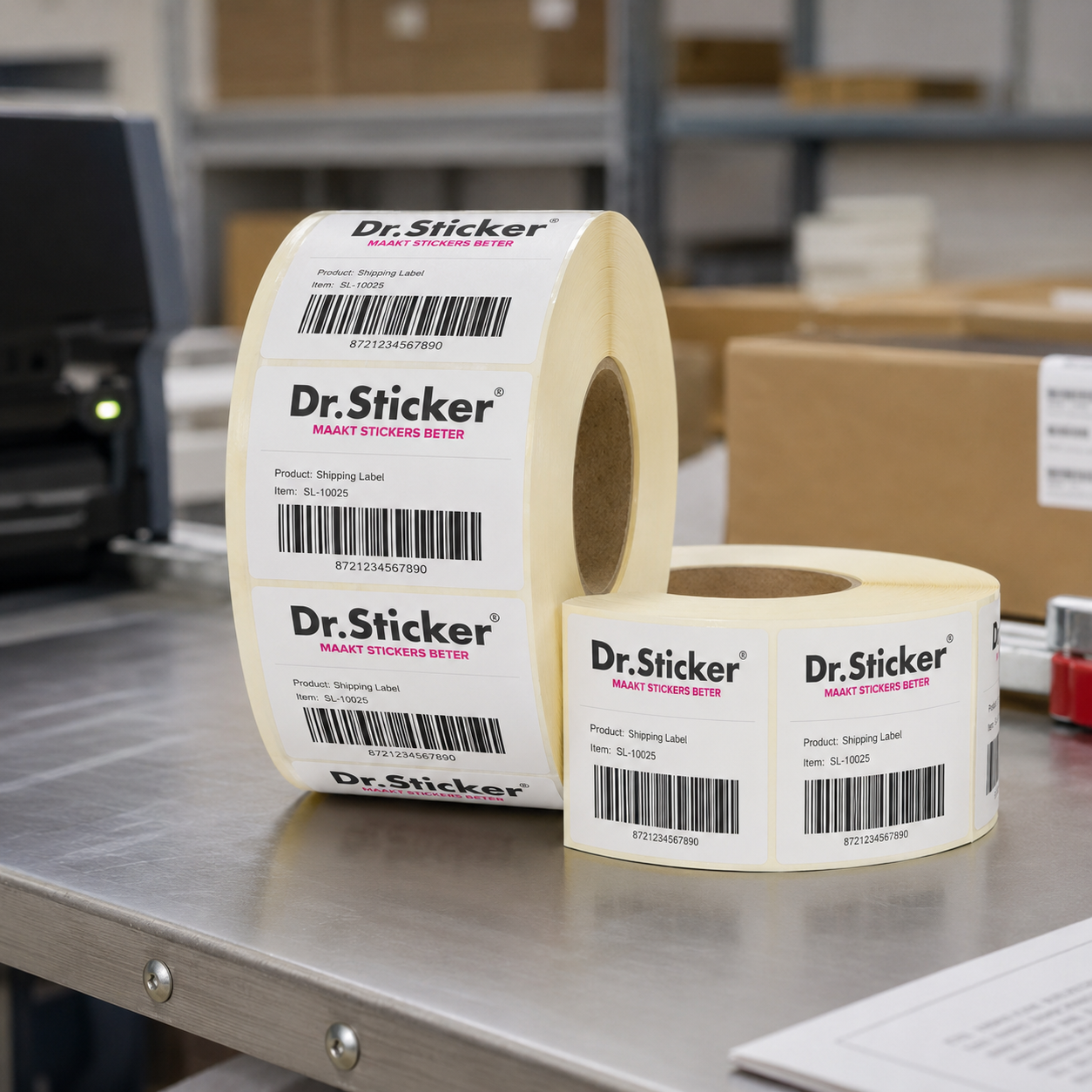 Barcodestickers voorbeeld 3