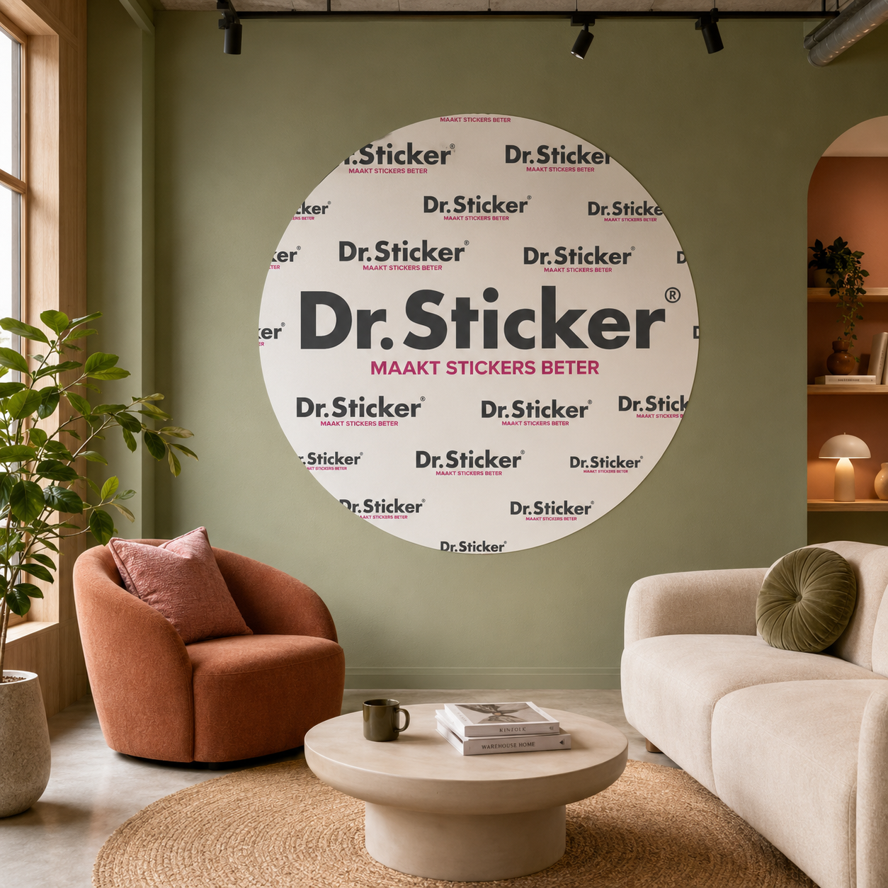 Interior sticker example
