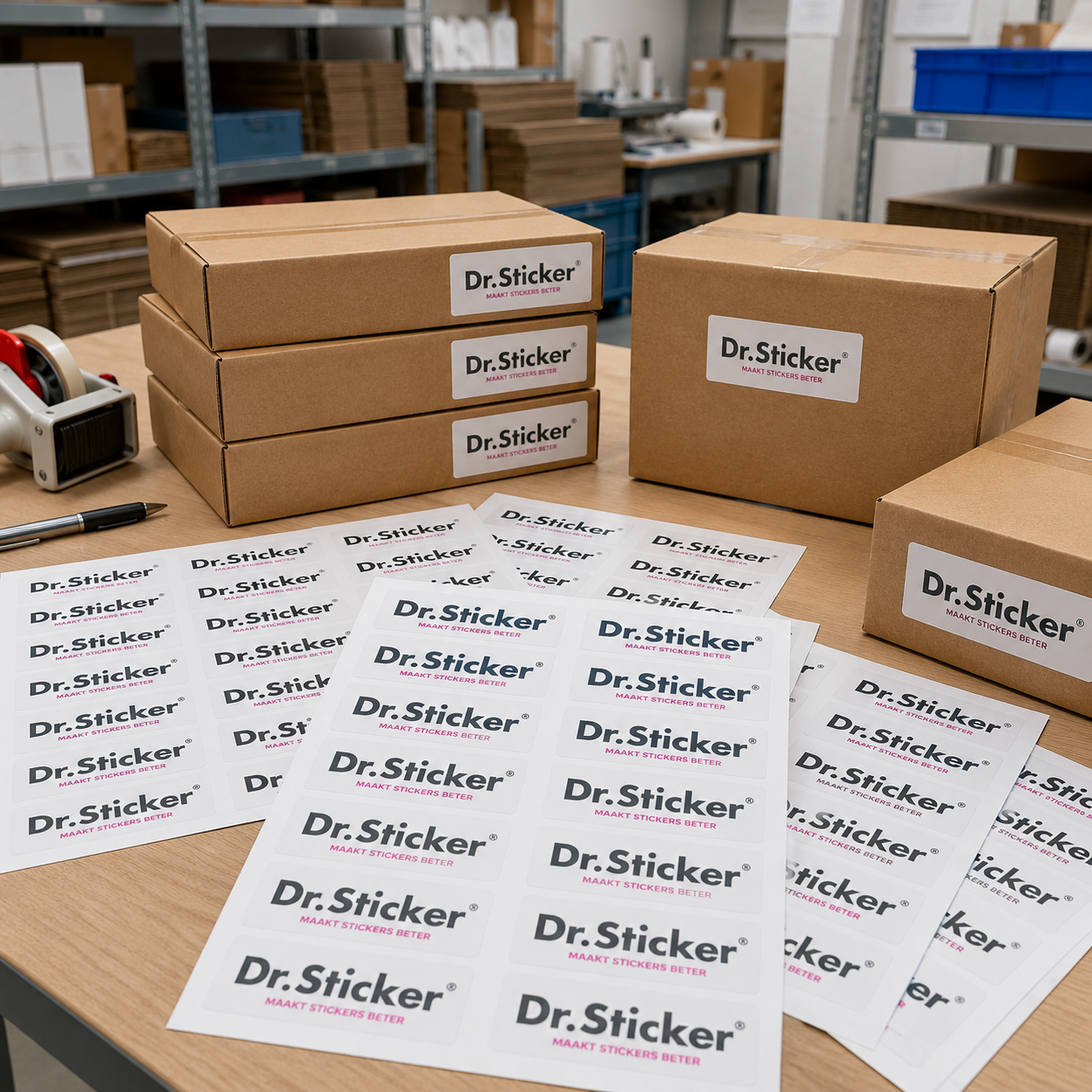Business sticker solution