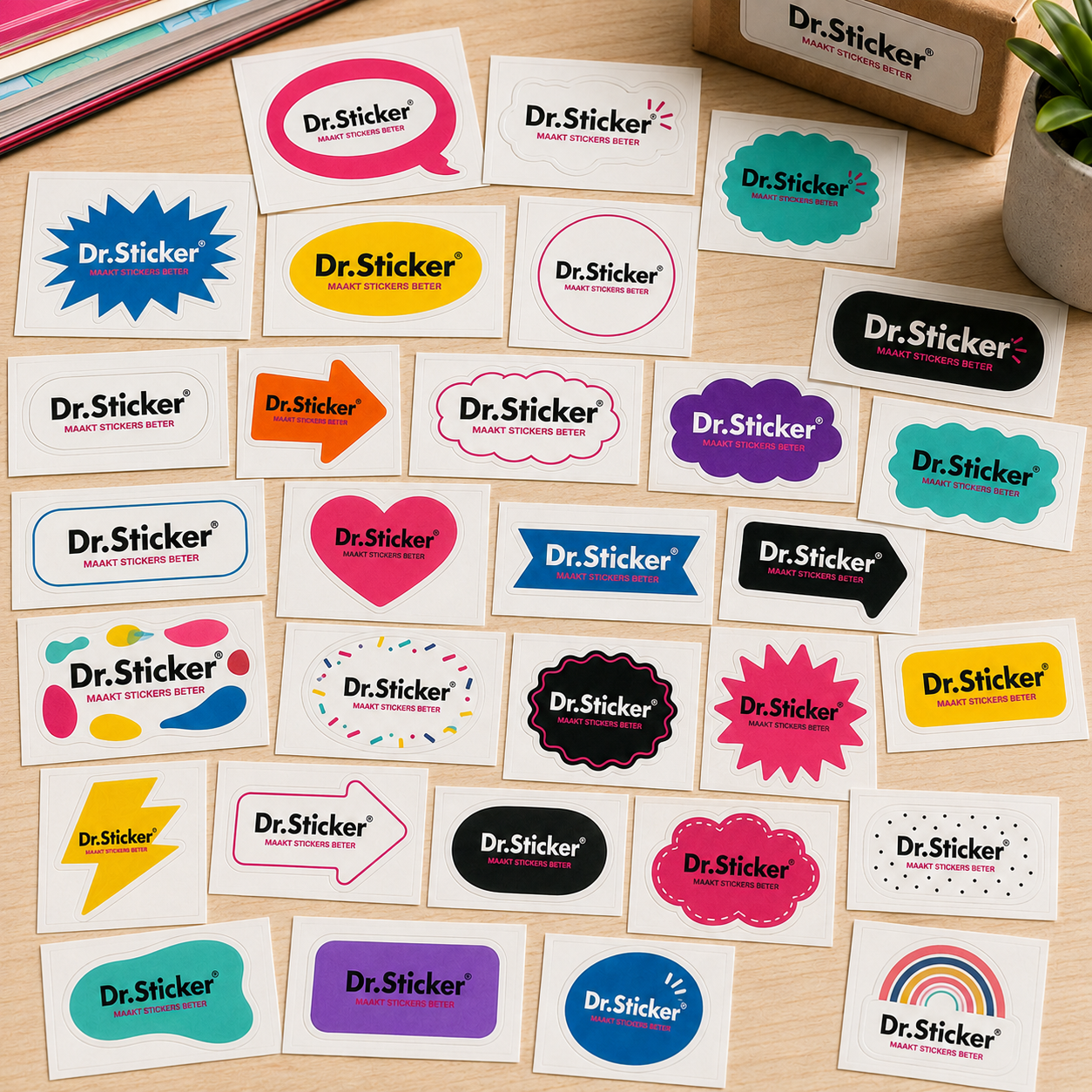 Die-cut stickers
