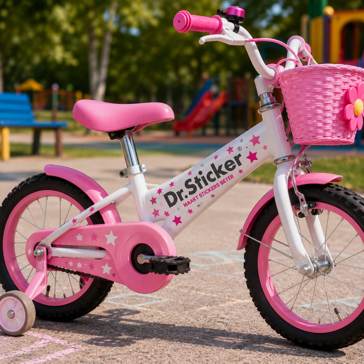 Voorbeeld van stickers voor bakfietsen