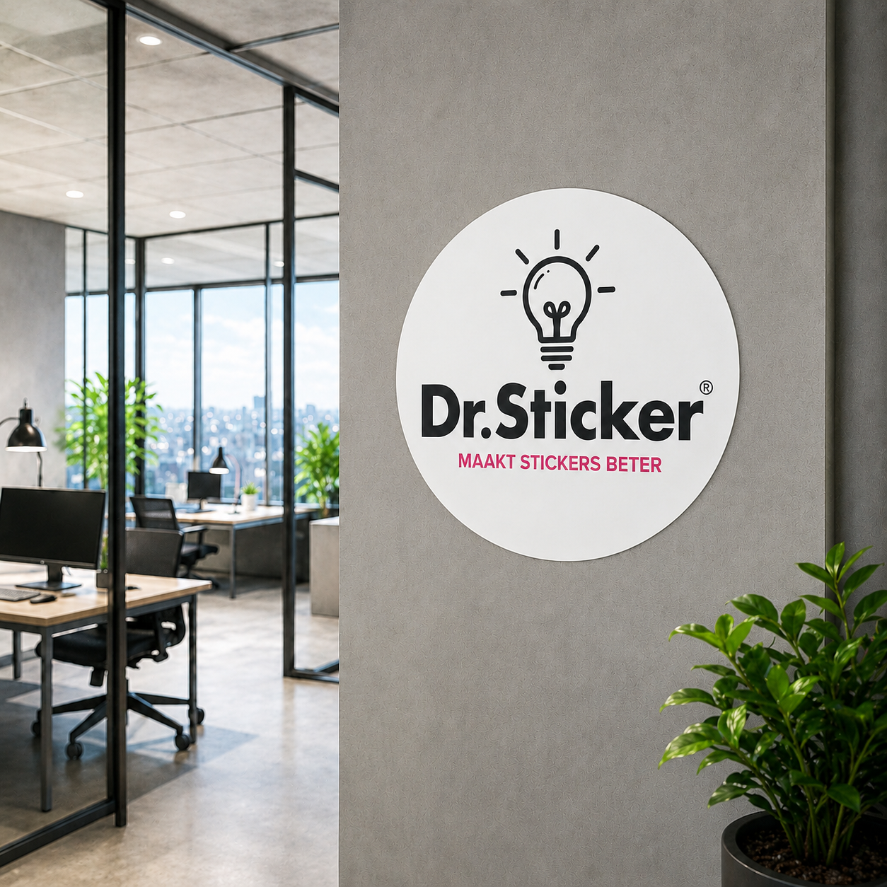 Custom sticker application