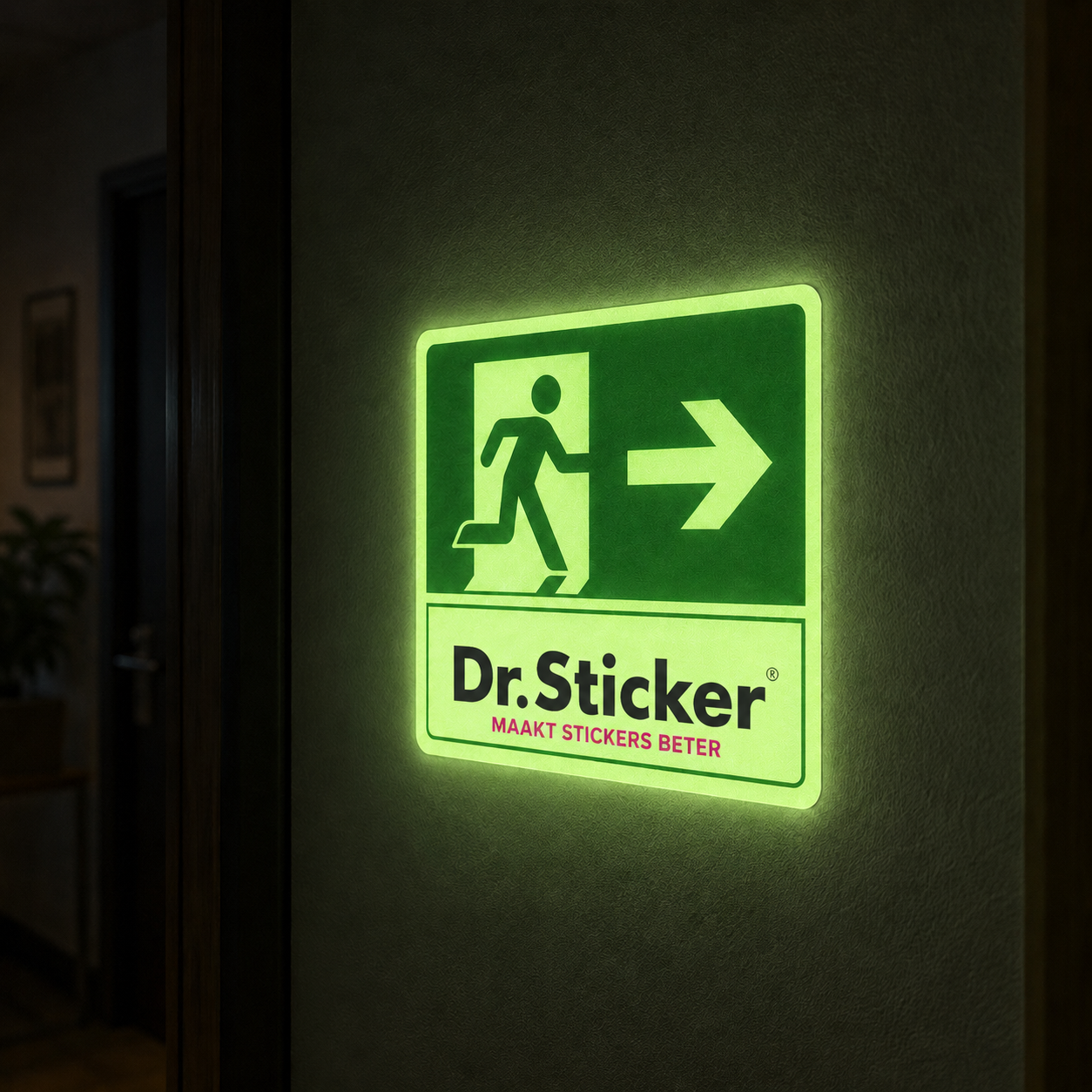 Professional sticker finish