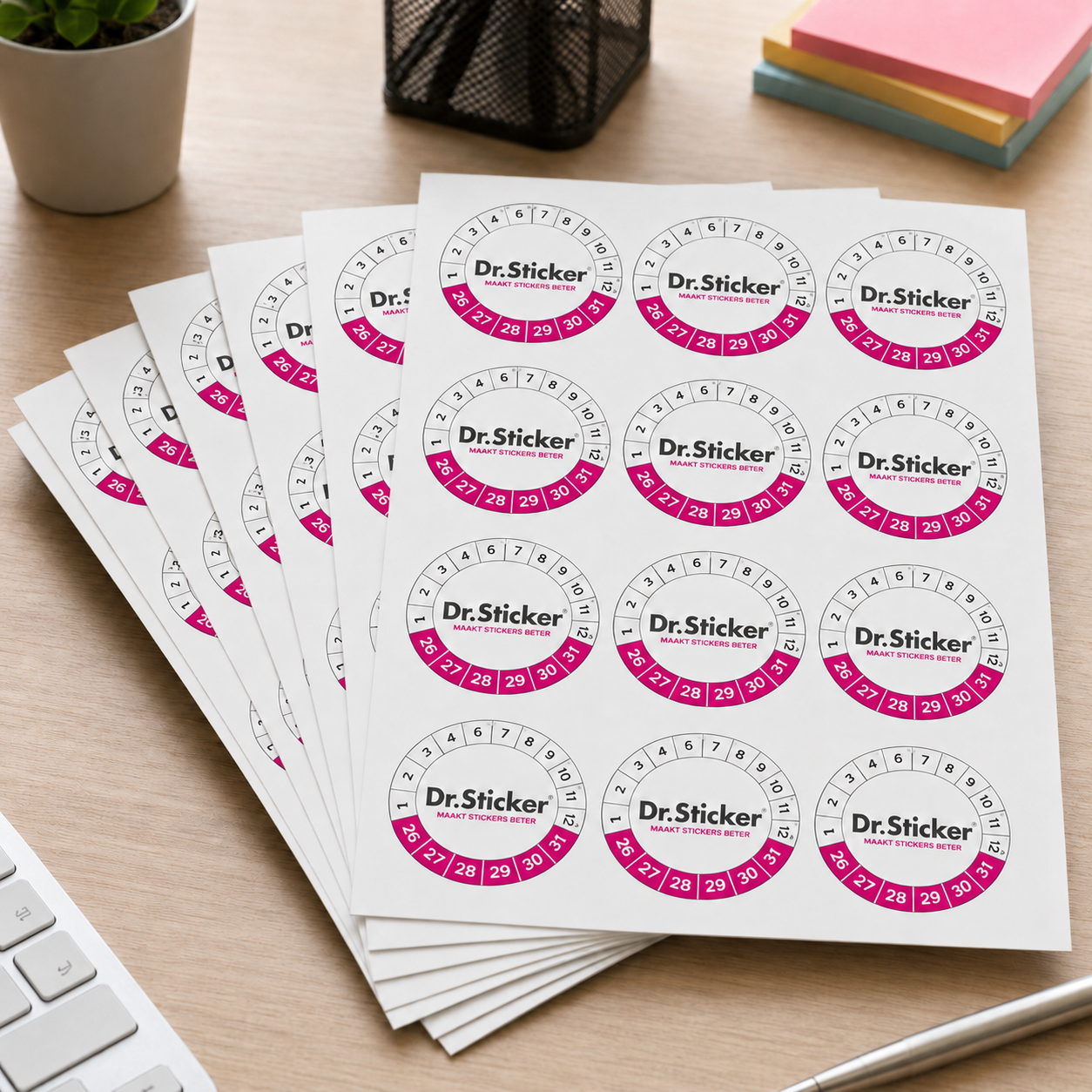 Keuringsstickers voorbeeld 3