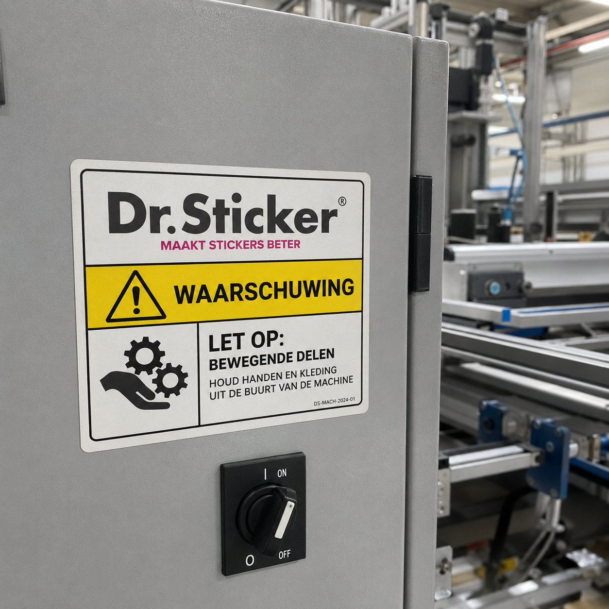 Professional sticker finish