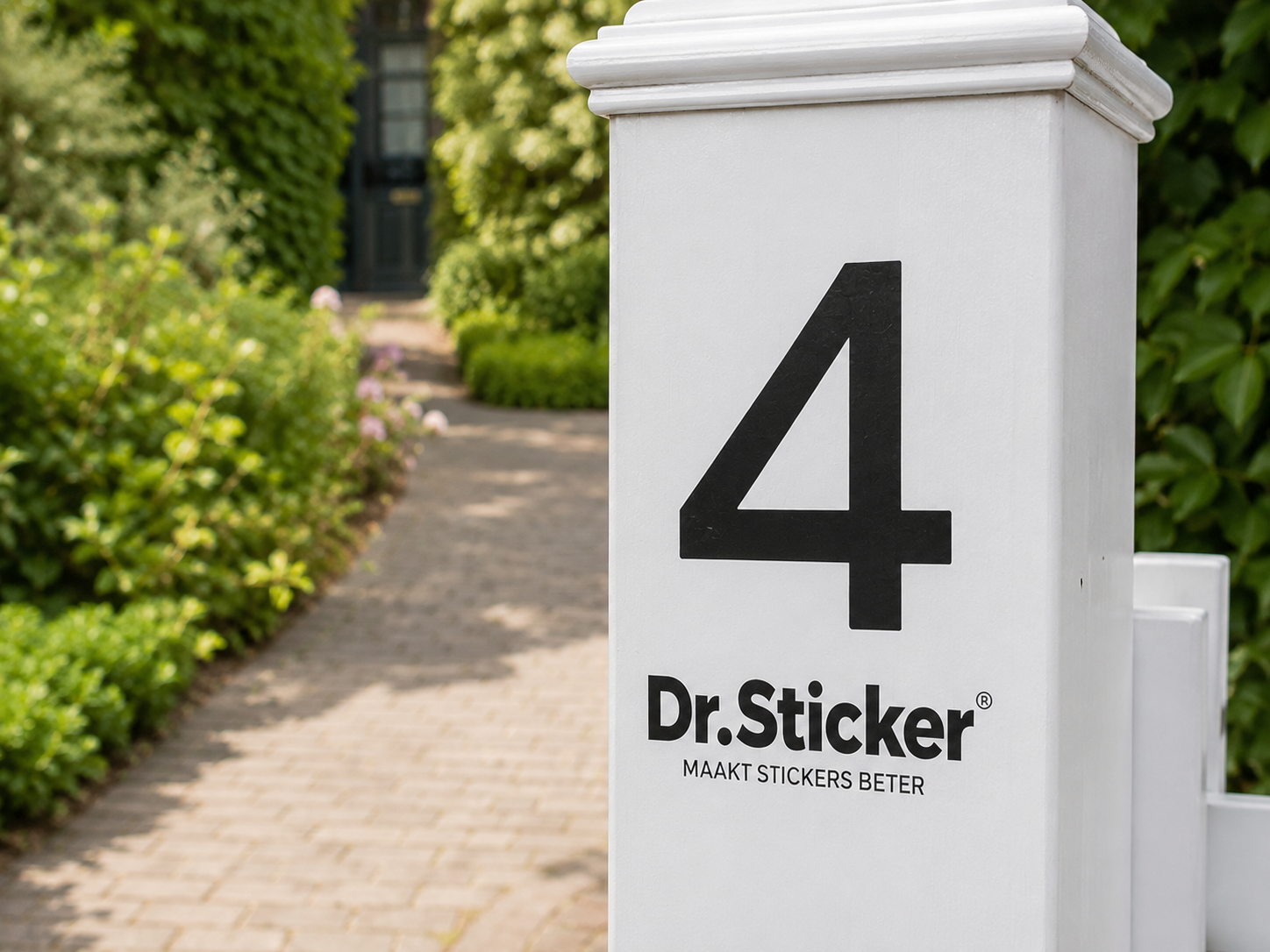 Bedrukte sticker met extra kleefkracht