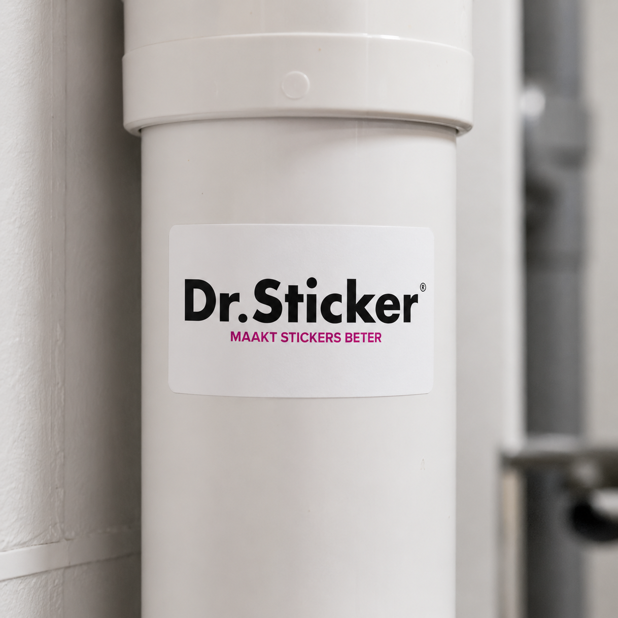 Stickers op PVC