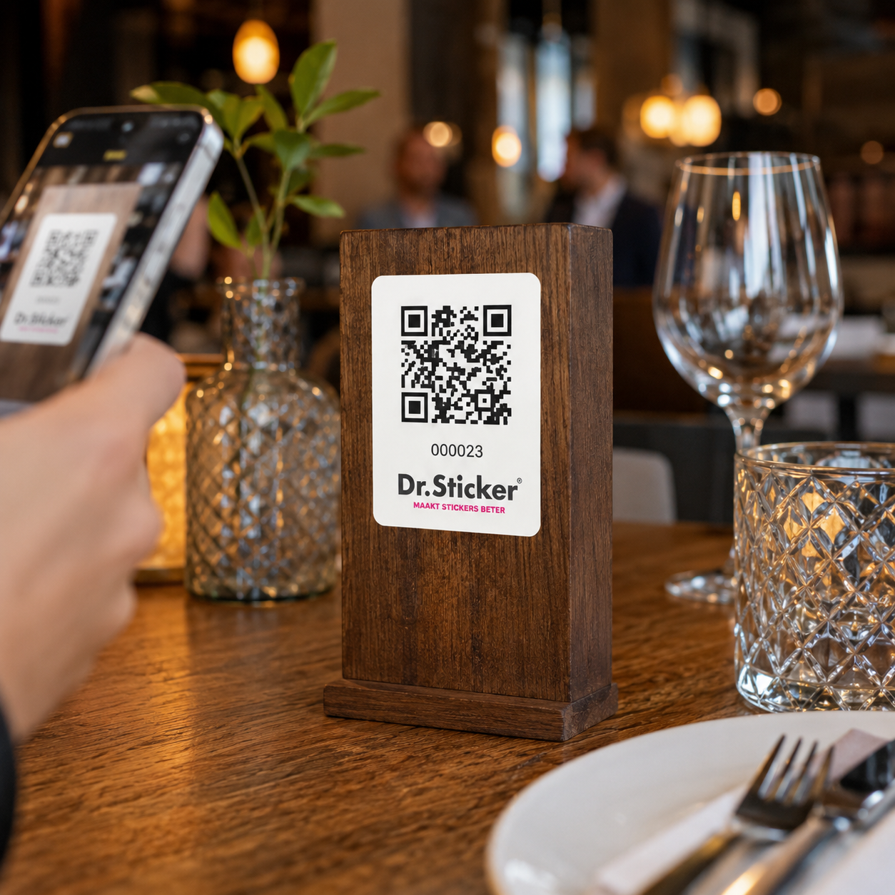 QR-code stickers voorbeeld 2