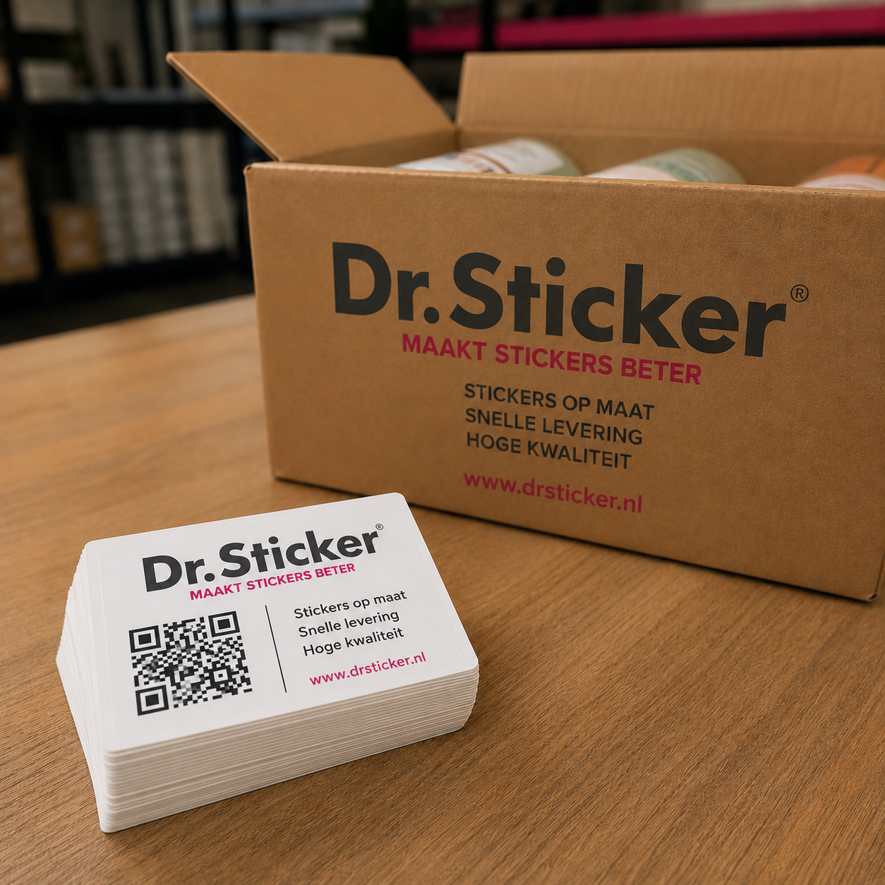 QR-code stickers voorbeeld 4