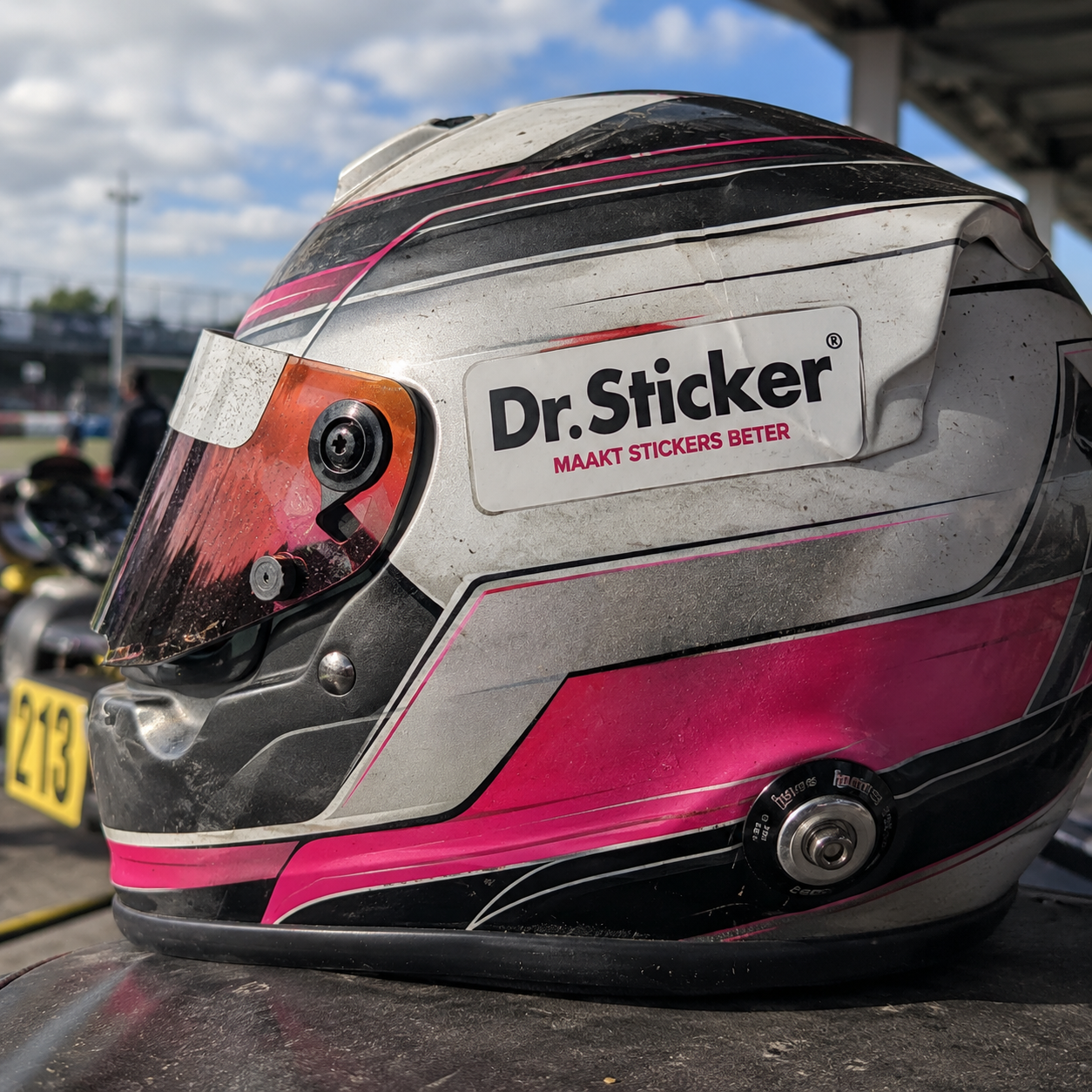 Professional sticker finish
