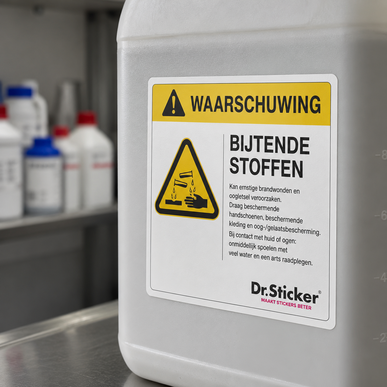 Veiligheidsstickers voorbeeld 2
