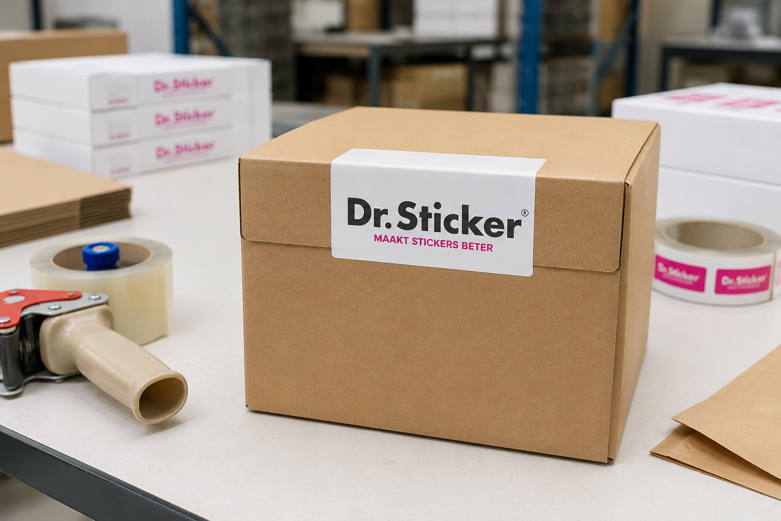 Bedrukte verpakkingsstickers voor producten